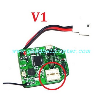 mjx-f-series-f47-f647 helicopter parts V1 pcb board (old version) - Click Image to Close